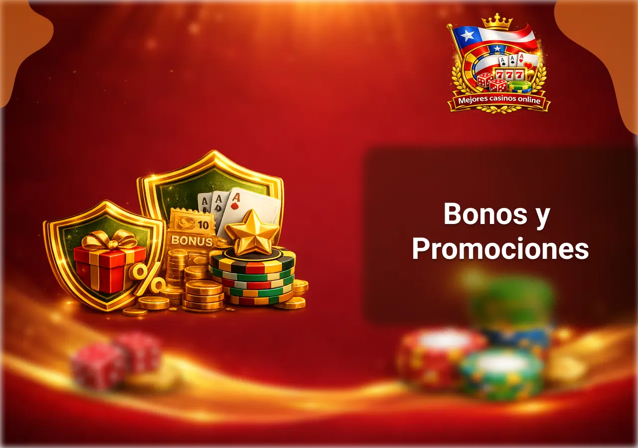 Bonos y promociones disponibles en los mejores casinos online de Chile